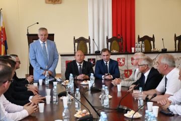 Wojewoda Małopolski spotkał się z samorządowcami Powiatu Miechowskiego